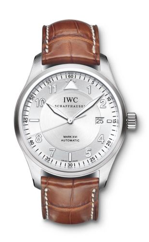 IWC - IW3255-02  Pilot's Watch Spitfire Mark XVI Stainless Steel / Silver / Strap