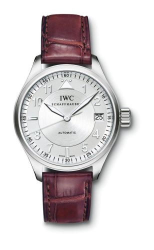 IWC - IW3256-05  Pilot's Watch Spitfire Midsize / Bordeaux Alligator