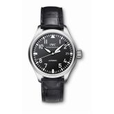 IWC - IW3256-01  Pilot's Watch Midsize / Black Alligator