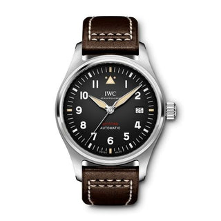 IWC - IW3268-03  Pilot's Watch Automatic Spitfire Stainless Steel / Black / Leather