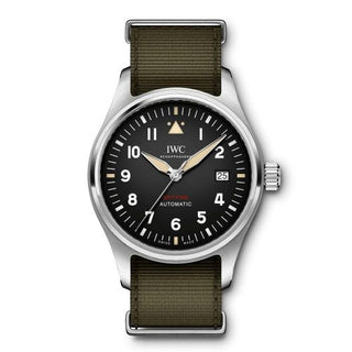 IWC - IW3268-01  Pilot's Watch Automatic Spitfire Stainless Steel / Black / NATO