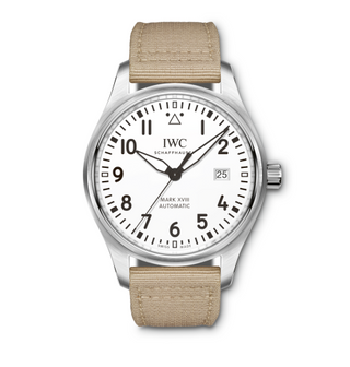 IWC - IW3270-17  Pilot's Watch Mark XVIII Silver / Canvas