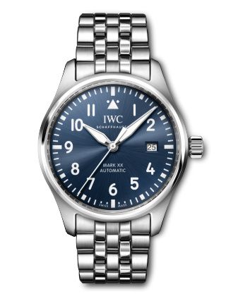 IWC - IW3282-04  Pilot's Watch Mark XX Stainless Steel / Blue / Bracelet