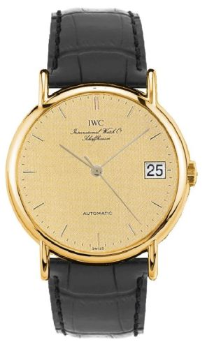 IWC - IW3513-02  Portofino Automatic Yellow Gold / Champagne / Strap