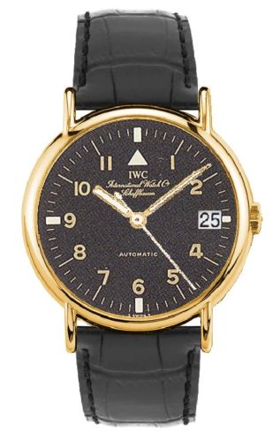 IWC - IW3513-03  Portofino Automatic Yellow Gold / Black - Pilot / Strap