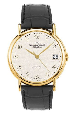 IWC - IW3513-05  Portofino Automatic Yellow Gold / Silver - Breguet / Strap