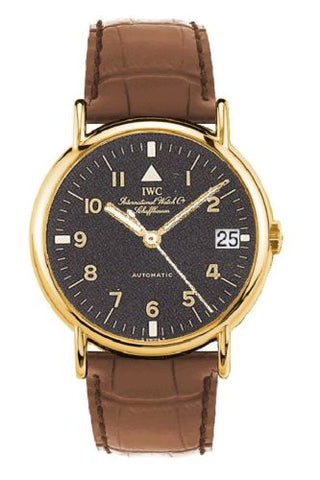 IWC - IW3513-08  Portofino Automatic Yellow Gold / Black - Pilot / Strap