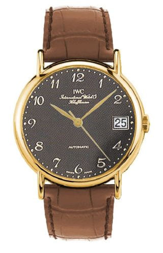 IWC - IW3513-09  Portofino Automatic Yellow Gold / Black - Breguet / Strap