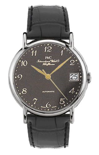 IWC - IW3513-21  Portofino Automatic Stainless Steel / Black - Breguet / Strap