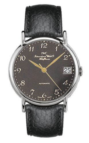 IWC - IW3513-25  Portofino Automatic Stainless Steel / Black - Breguet / Strap