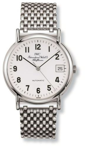 IWC - IW3513-37  Portofino Automatic Stainless Steel / White - Railroad / Bracelet