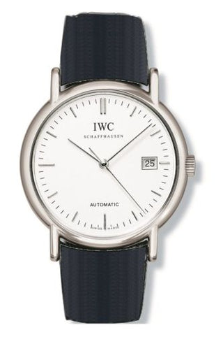 IWC - IW3533-02  Portofino Automatic / Stainless Steel / White / Strap