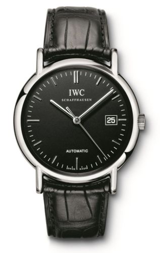 IWC - IW3533-04  Portofino Automatic / Stainless Steel / Black / Strap