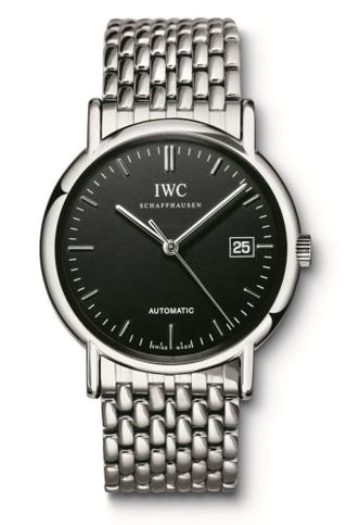 IWC - IW3533-06  Portofino Automatic / Stainless Steel / Black / Strap