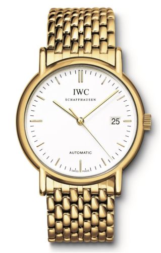 IWC - IW3533-08  Portofino Automatic / Yellow Gold / White / Bracelet