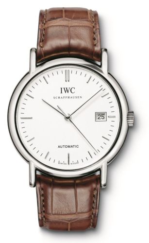 IWC - IW3533-12  Portofino Automatic / Stainless Steel / White / Strap