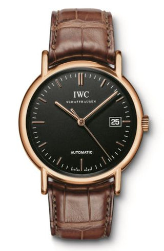 IWC - IW3533-20  Portofino Automatic / Rose Gold / Black / Strap