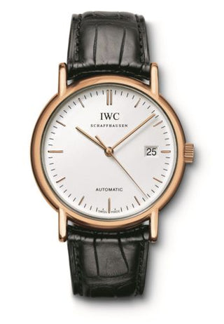 IWC - IW3533-21  Portofino Automatic / Rose Gold / White / Strap