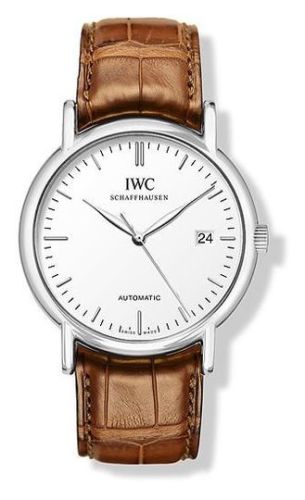 IWC - IW3533-22  Portofino Automatic / Stainless Steel / White / Strap