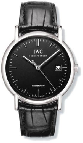 IWC - IW3533-25  Portofino Automatic / Stainless Steel / Black / Strap