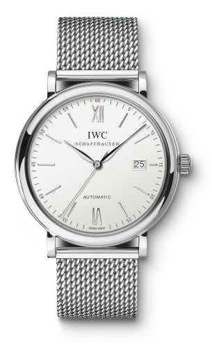 IWC - IW3565-05  Portofino Automatic Stainless Steel / Silver / Milanese