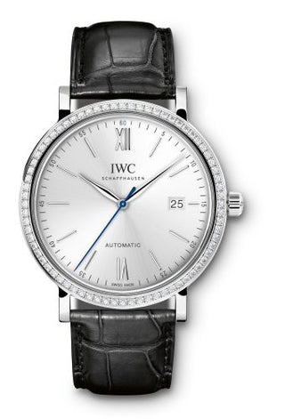 IWC - IW3565-14  Portofino Automatic White Gold / Silver / Diamond