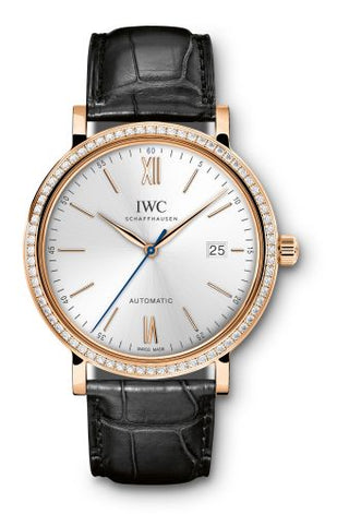 IWC - IW3565-15  Portofino Automatic Red Gold / Silver / Diamond