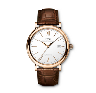 IWC - IW3565-21  Portofino Automatic Red Gold / Silver / Chinese New Year