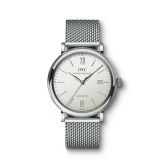 IWC - IW3565-05  Portofino Automatic Stainless Steel / Silver / Milanese