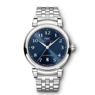 IWC - IW3566-05  Da Vinci 40 Stainless Steel / Blue / Bracelet