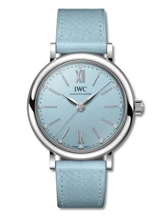 IWC - IW3574-16  Portofino 34 Stainless Steel / Sunny Blue