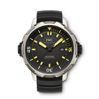 IWC - IW3580-01  Aquatimer Automatic 2000 Titanium / Black / Yellow Lume / Rubber