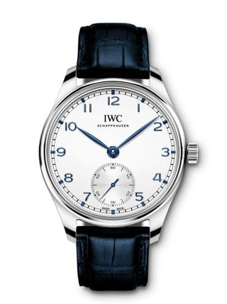 IWC - IW3583-04  Portugieser Automatic 40 Stainless Steel / Silver - Blue / Alligator