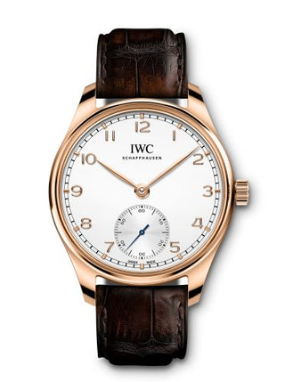 IWC - IW3583-06  Portugieser Automatic 40 Rose Gold / Silver / Alligator