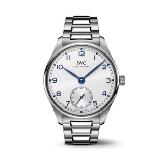 IWC - IW3583-12  Portugieser Automatic 40 Stainless Steel / Silver - Blue / Bracelet