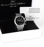 IWC - IW3706-06  Pilot's Watch Chronograph Stainless Steel / Black / Italian / Bracelet