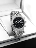 IWC - IW3706-07  Pilot's Watch Chronograph Stainless Steel / Black / English / Bracelet