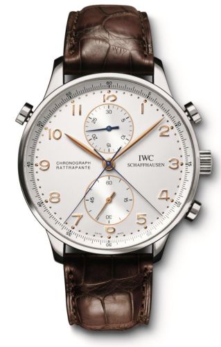 IWC - IW3712-01  Portugieser Chrono-Rattrapante Stainless Steel / Silver