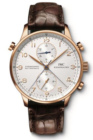 IWC - IW3712-03  Portugieser Chrono-Rattrapante Rose Gold / Silver