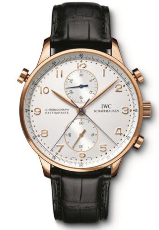 IWC - IW3712-04  Portugieser Chrono-Rattrapante Rose Gold / Silver