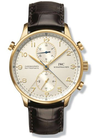 IWC - IW3712-11  Portugieser Chrono-Rattrapante Yellow Gold / Silver