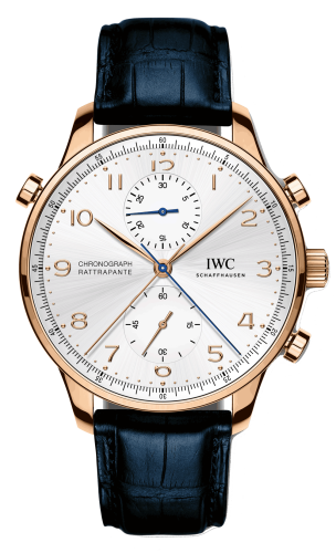 IWC - IW3712-18  Portuguese Chrono-Rattrapante Red Gold / Silver / Lisboa