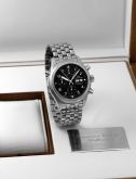 IWC - IW3713-20  Pilot's Watch Doppelchronograph Stainless Steel / Black / French / Bracelet