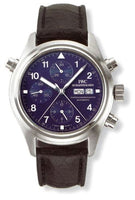 IWC Pilot's Watch Doppelchronograph Platinum / Blue / Italian (IW3713-21)