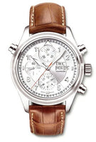 IWC Pilot's Watch Spitfire Double Chronograph Stainless Steel / Silver / English / Strap (IW3713-44)