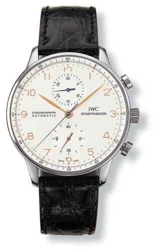 IWC - IW3714-01  Portuguese Chrono-Automatic Stainless Steel / Silver