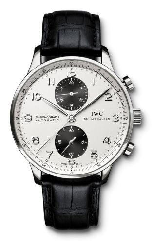 IWC - IW3714-11  Portuguese Chrono-Automatic Stainless Steel / Panda