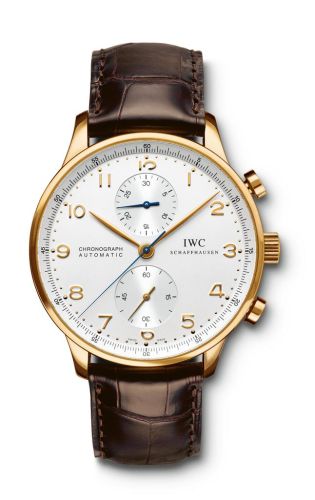 IWC - IW3714-16  Portuguese Chrono-Automatic Yellow Gold / Silver