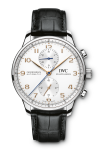 IWC - IW3714-45  Portuguese Chrono-Automatic Stainless Steel / Silver