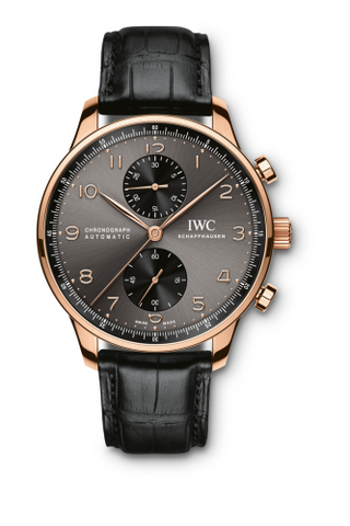 IWC - IW3714-82  Portuguese Chrono-Automatic  Red Gold / Slate